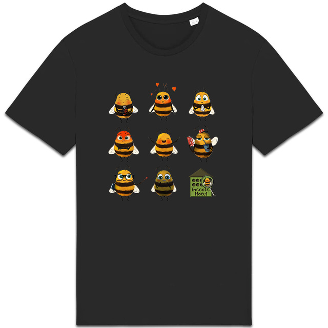 Image back T-shirt épais - femme ou homme - "Beenie dans tous ses états"