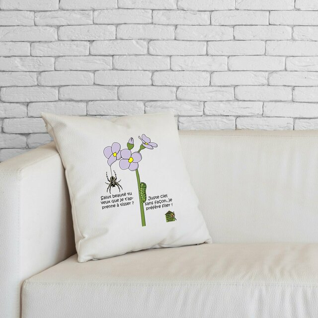 Image front Coussin 100% coton (40 X 40 cm) - "Tissage"