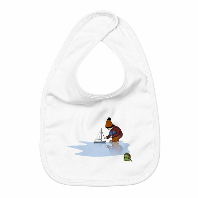 Image back Bavoir (personnalisable) - "Créer un monde"