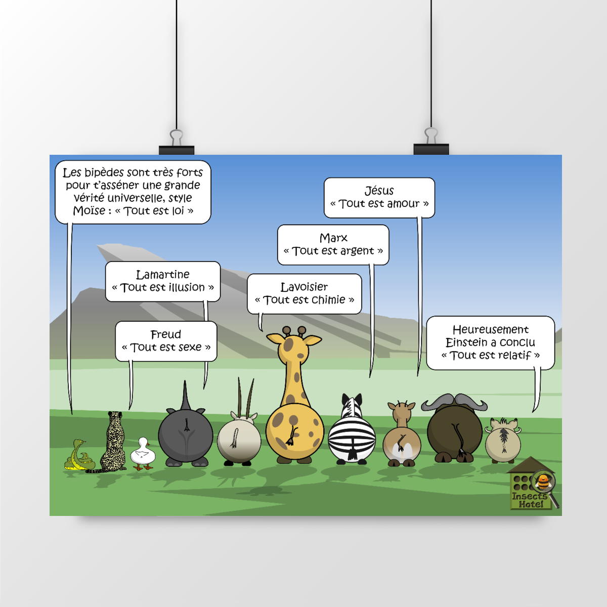 Image front Poster - "Les grands hommes"