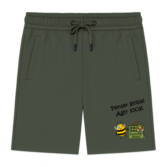 Image back Short homme - Beenie & son slogan - (made in Portugal)