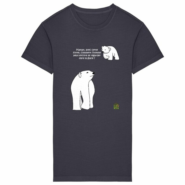 Image back Robe t-shirt - femme - Ours polaire