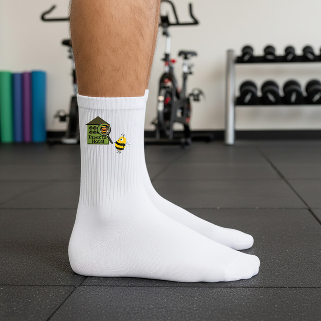 Image front Chaussettes InsectsHotel écoresponsables - Spéciales fans