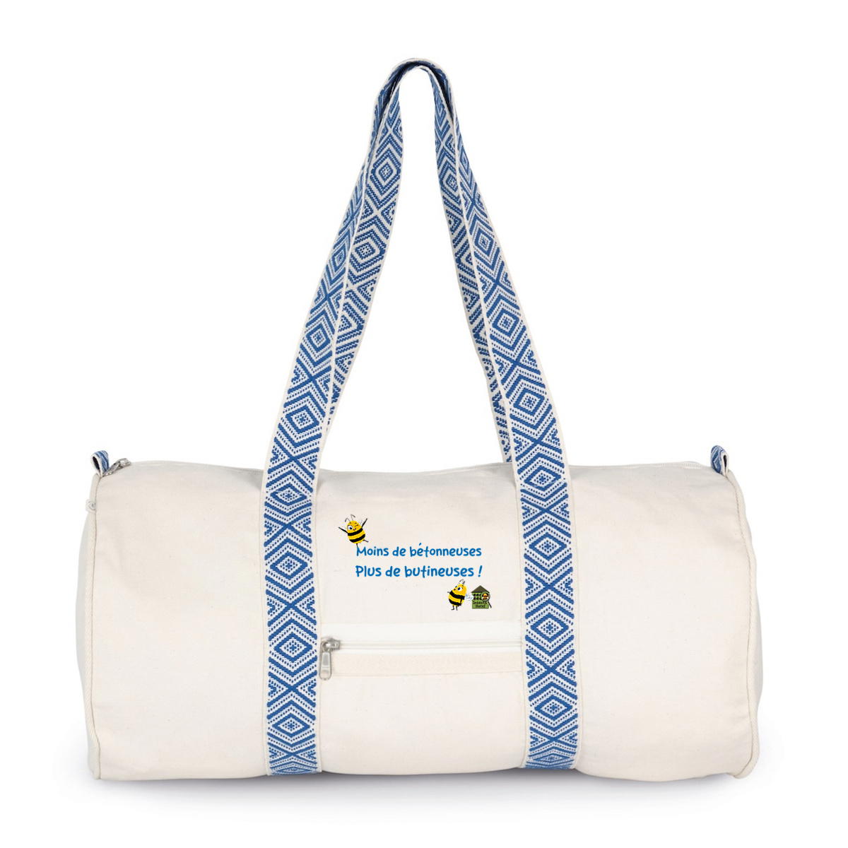 Image front Sac bowling naturel - "Butineuses"