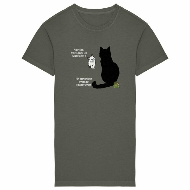 Image back Robe T-shirt - femme - "Le poids de l'expérience"