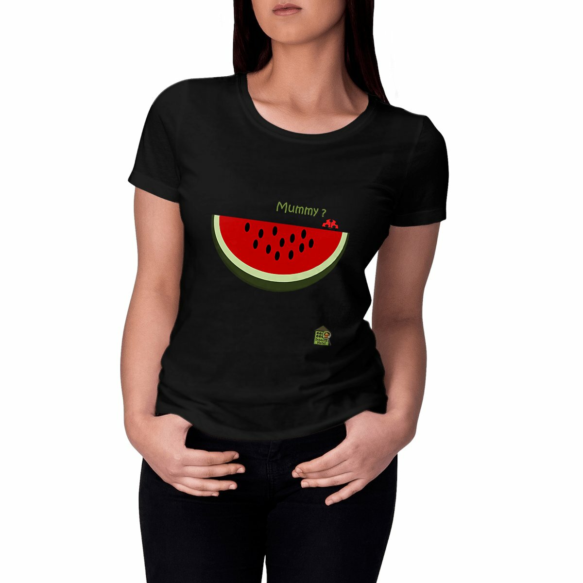 Image front T-shirt Classique - Femme - "Coccinelle"
