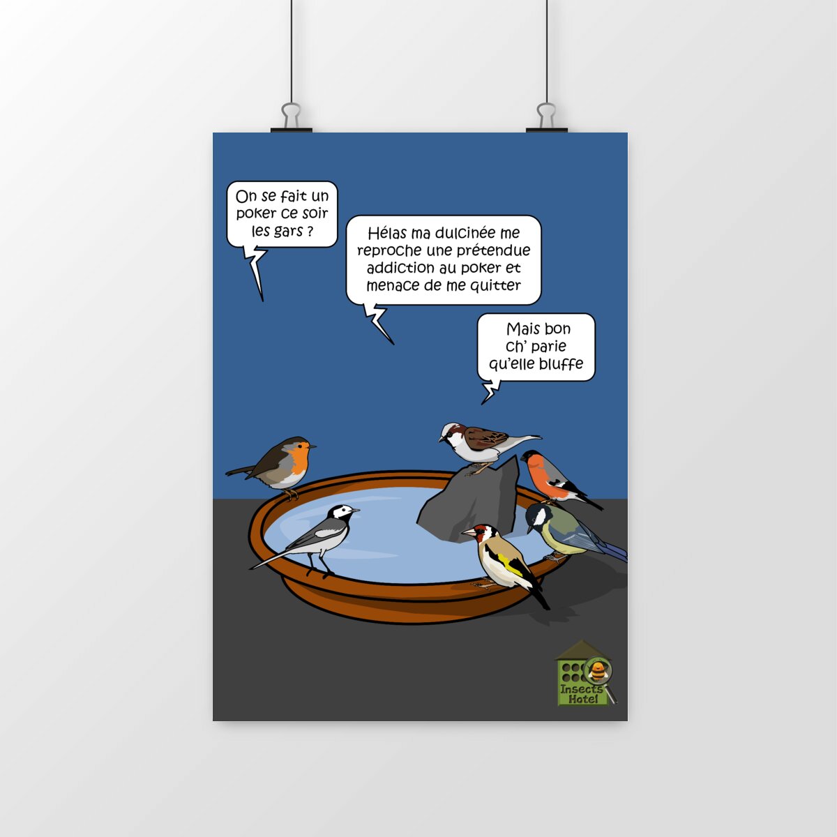 Image front Poster - "Soirée poker"