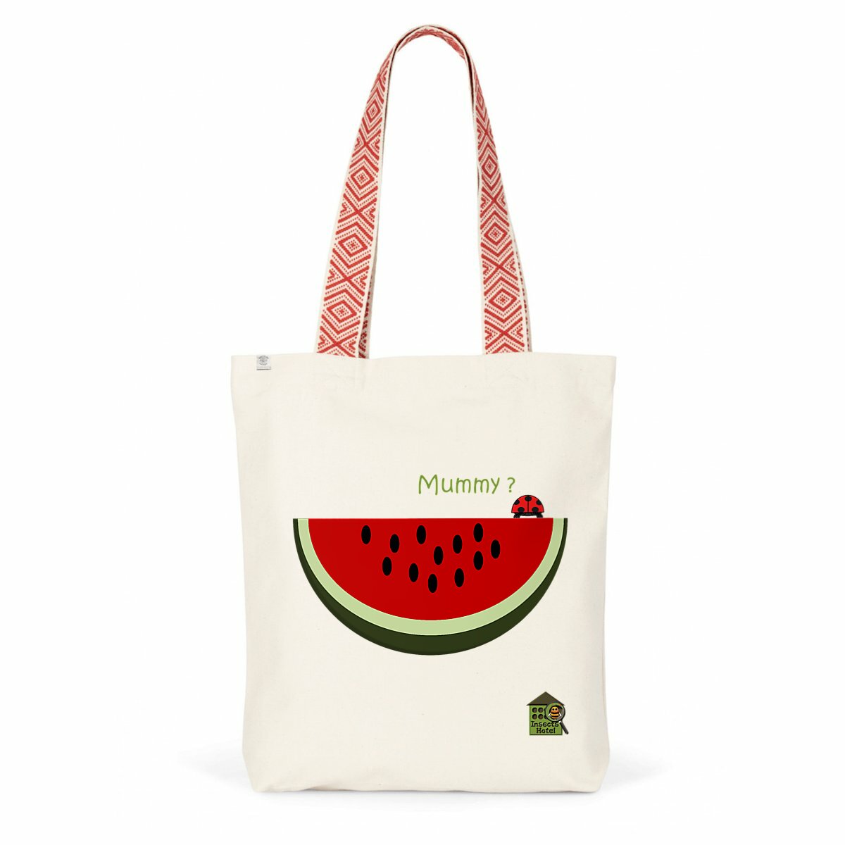 Image back Totebag ethnique - "Mummy"