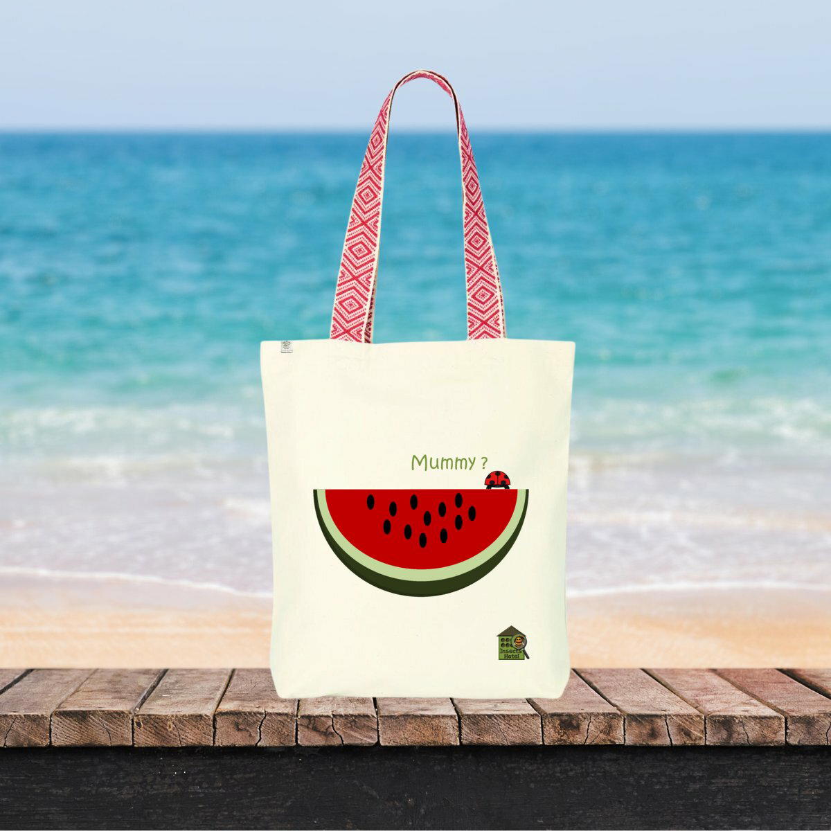 Image front Totebag ethnique - "Mummy"