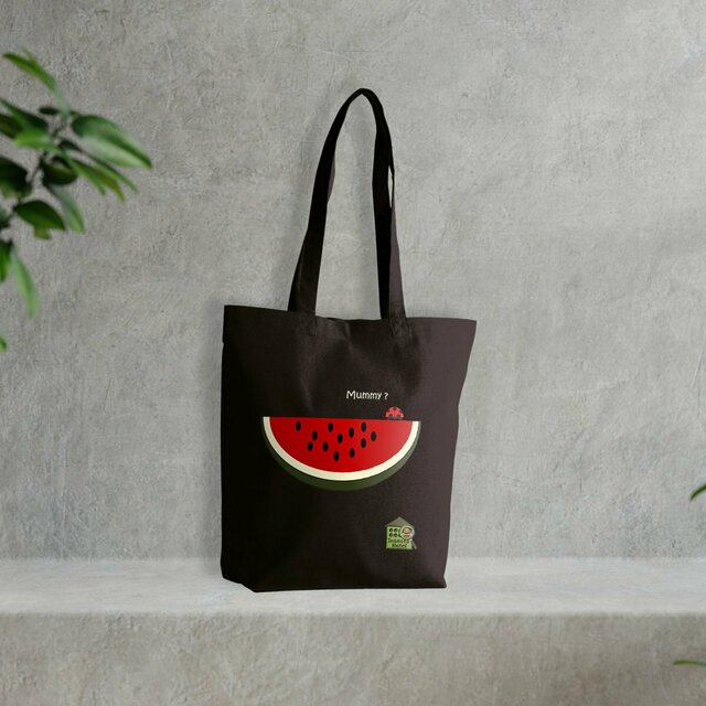Image front Totebag épais noir - Spécial fête des mères