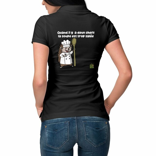 Image du produit Polo Léger - femme - "Chef cuisinier"