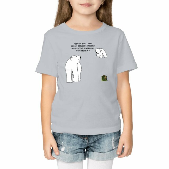 Image front T-shirt - Enfant - "Ours polaires"