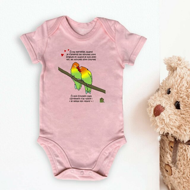 Image du produit Body bébé (personnalisable) - "Le temps est relatif"
