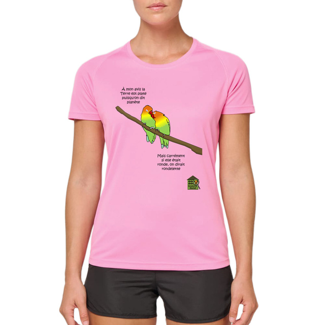 Image front T-shirt de sport - femme - "Logique"