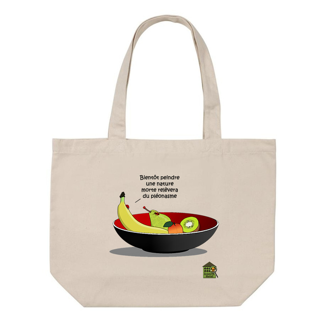 Image front  Shopping bag - "Fruits & coccinelle"