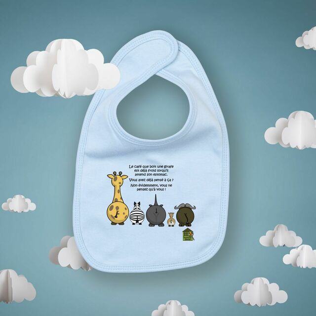 Image front Bavoir - "Café froid"