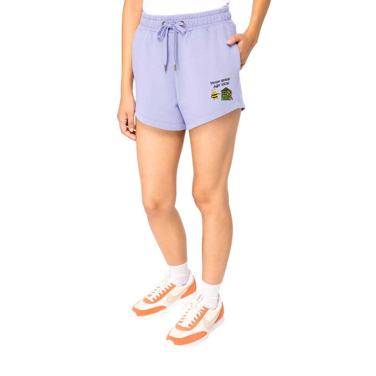 Image front Short femme - Beenie & son slogan (made in Portugal)