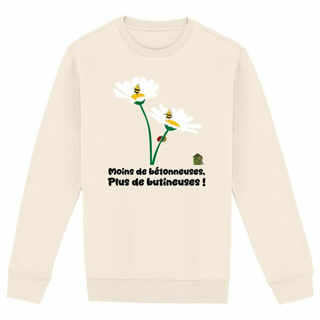 Image back Sweat épais - femme ou homme - "Butineuses"