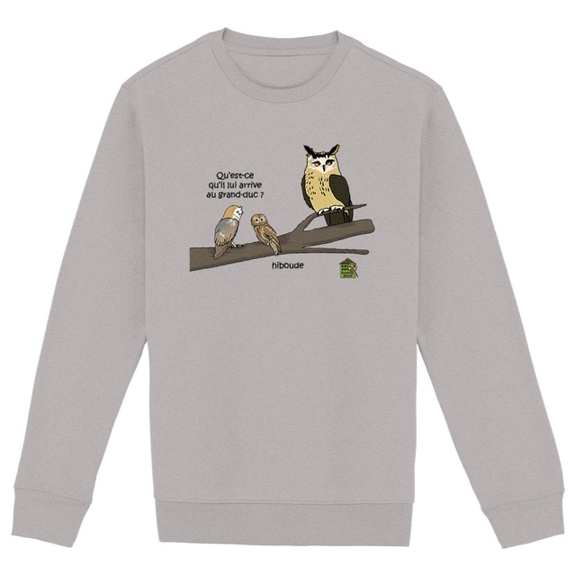 Image back Sweat épais - femme ou homme - "Hiboude"