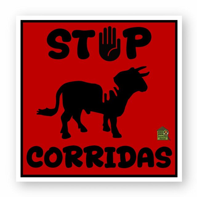 Image front Autocollant - Stop corridas