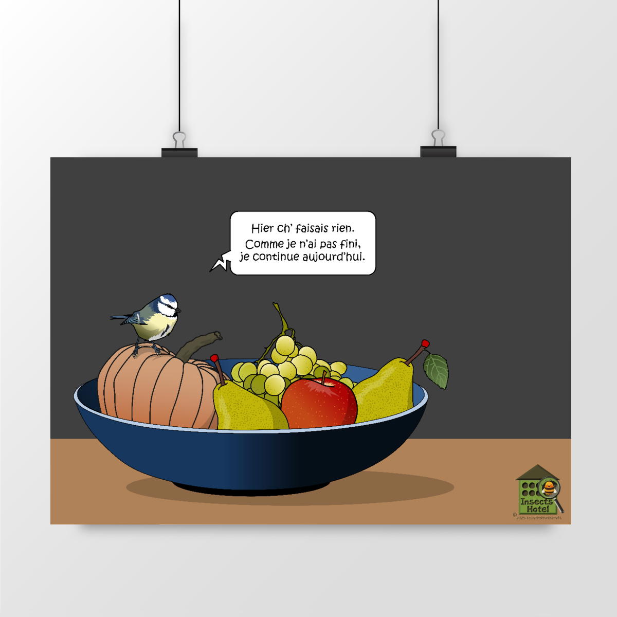 Image front Poster - "Eloge de la tranquilité"