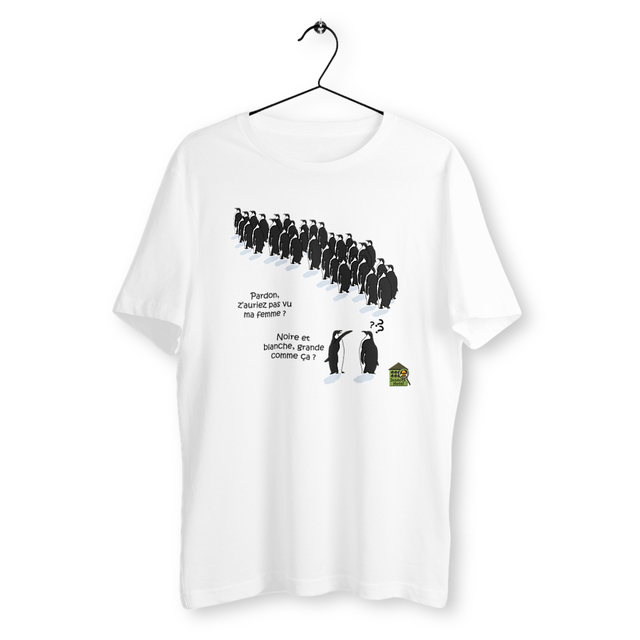 Image back T-shirt Classique - homme ou femme - "Mari manchot"