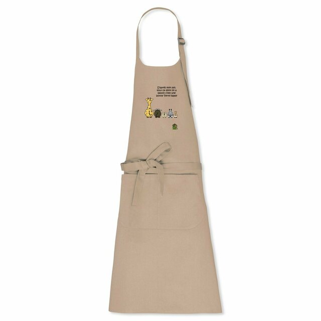 Image front Tablier - femme ou homme - "Terre happy"