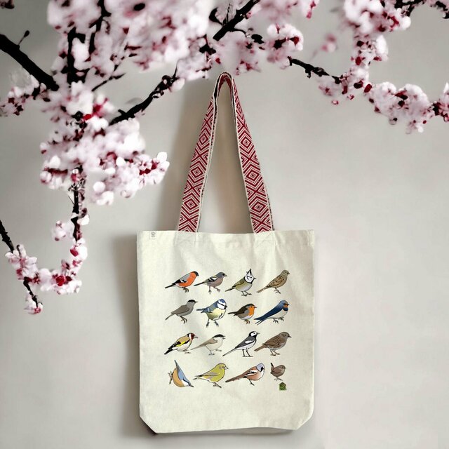Image du produit Totebag ethnique - "Passériformes d'Europe"