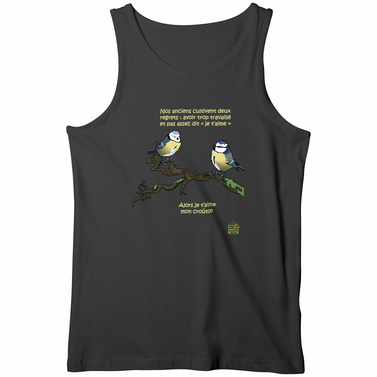 Image back Débardeur - Homme - "Je t'aime"