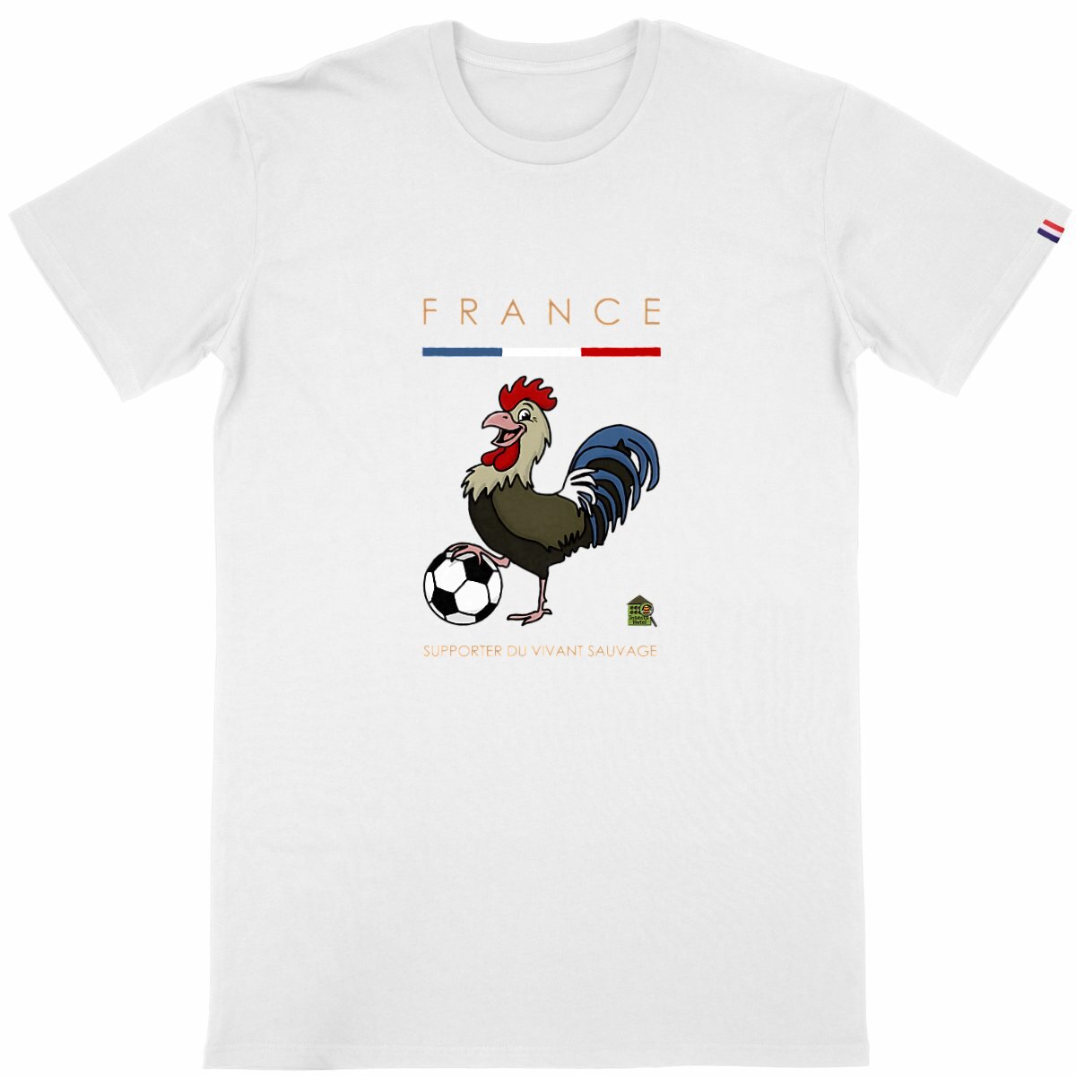 Image back T-shirt  Made in France - Homme - "Supporter du Vivant"