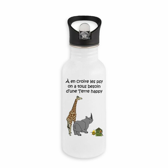 Image back Bouteille en inox - "Terre happy"