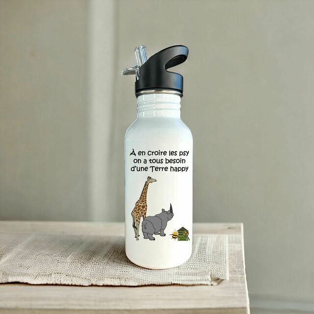 Image front Bouteille en inox - "Terre happy"
