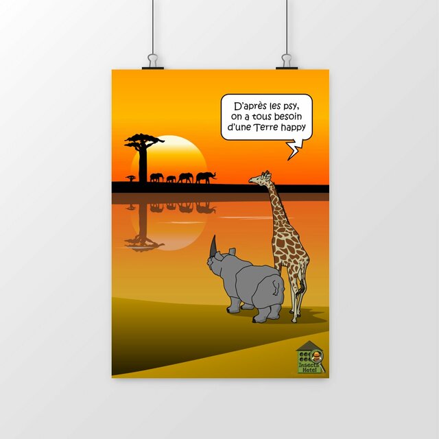 Image front Poster - "Terre happy"