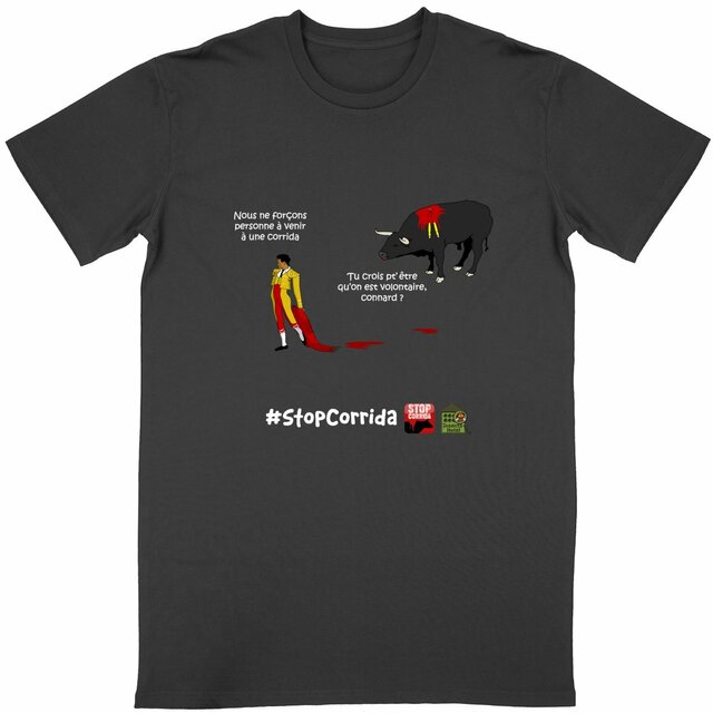 Image front T-shirt Unisexe - #StopCorrida