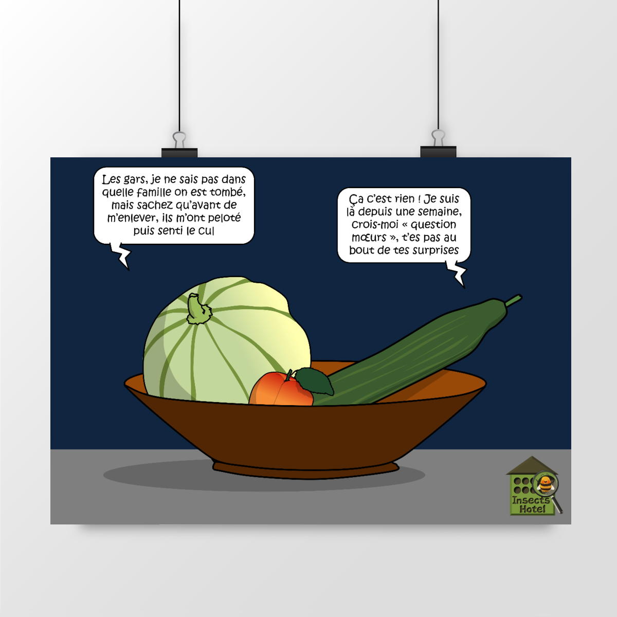 Image front Poster - "Mal tombé"