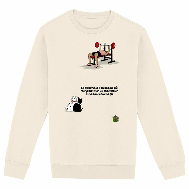 Image back Sweat épais - femme ou homme - "Pour athlète de l'autodérision"