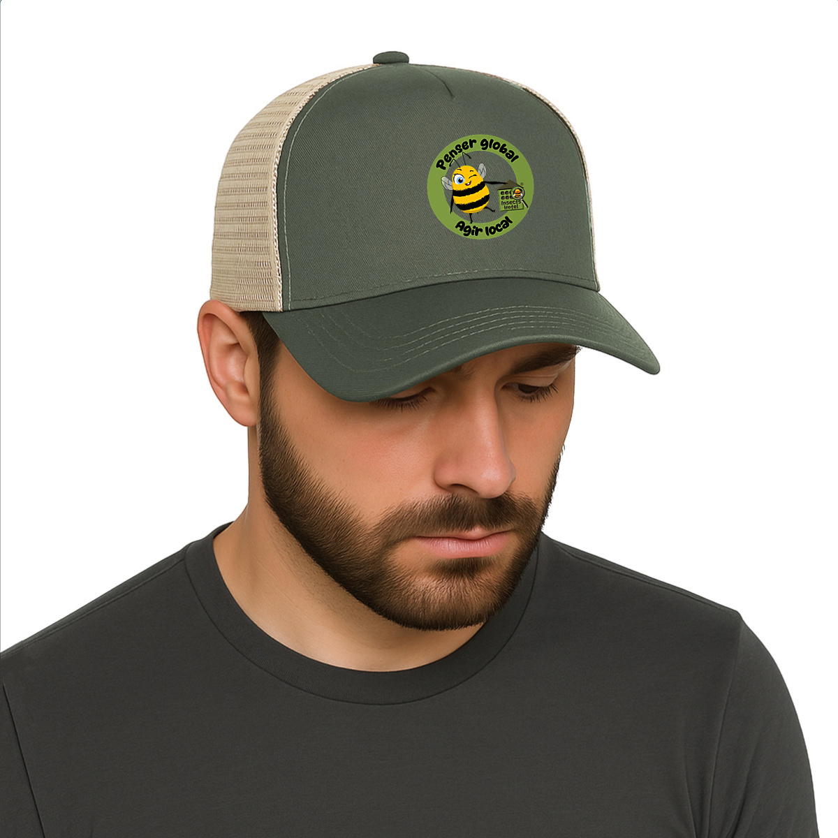 Image front Casquette - "Penser global, agir local"