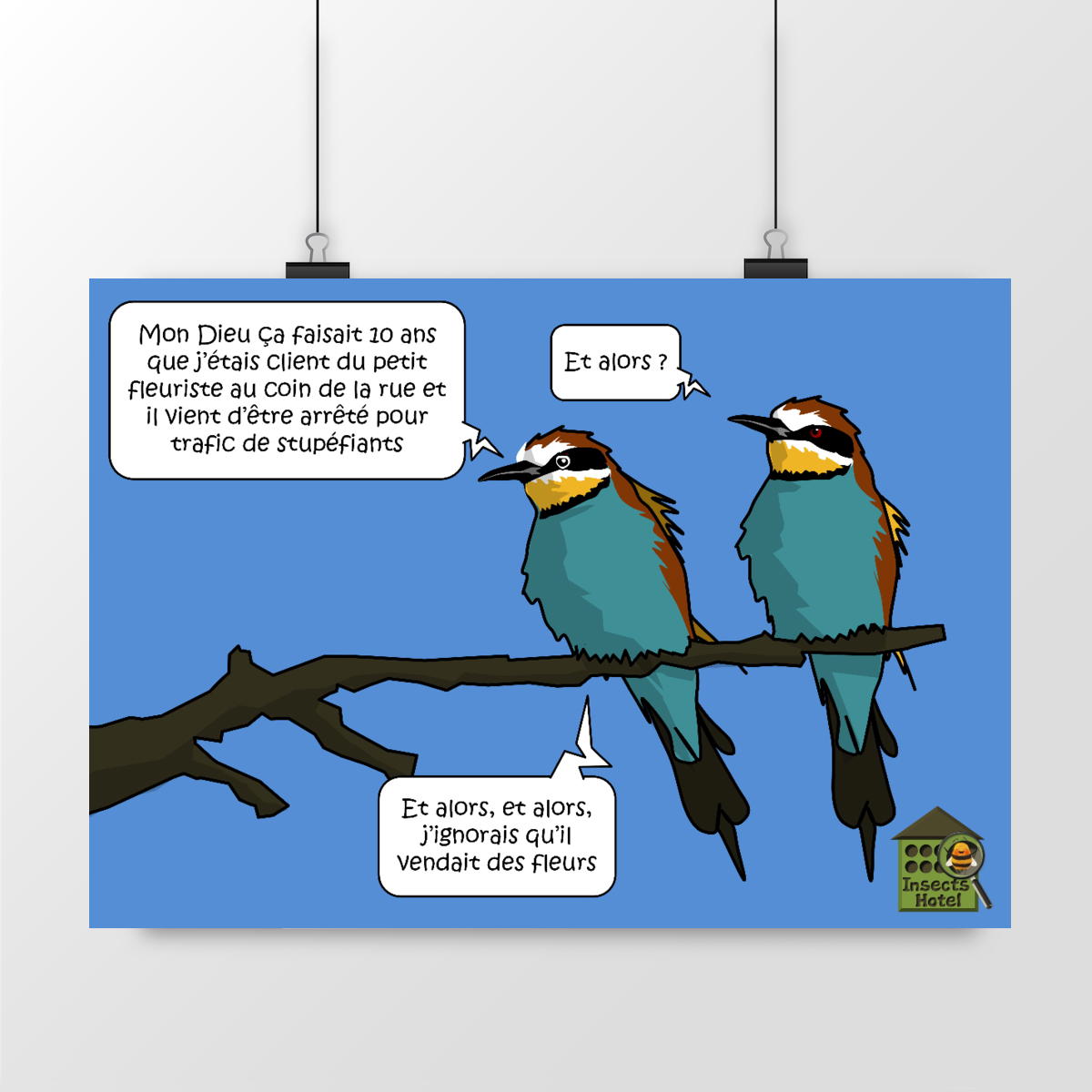 Image front Poster - "Fleuriste inattendu"