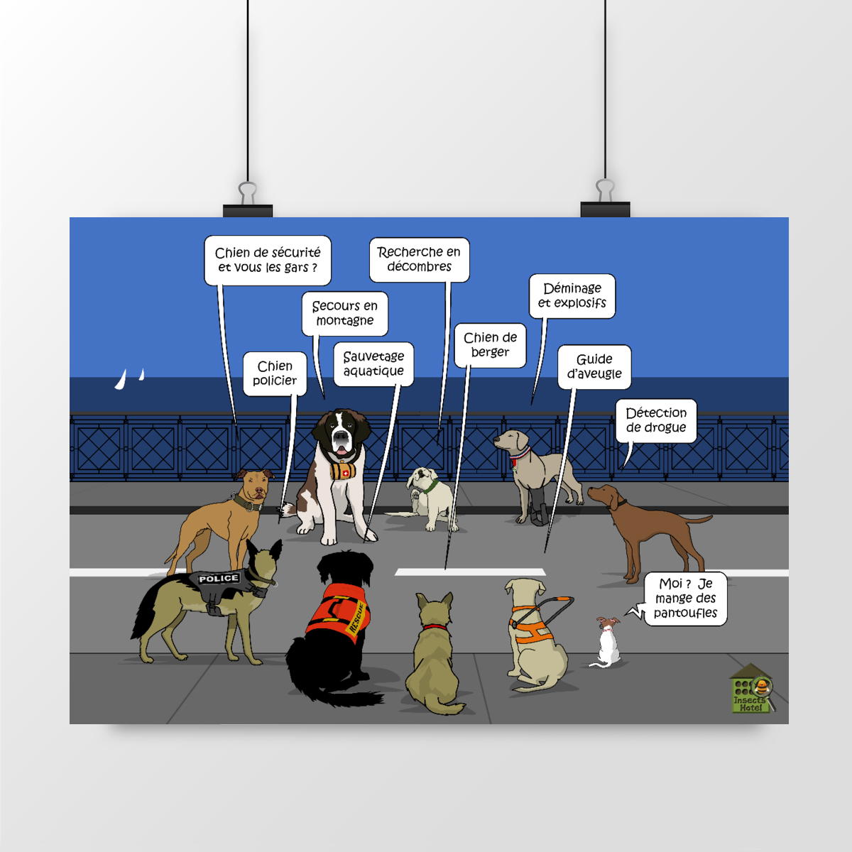 Image front Poster - "A nos héros et compagnons"