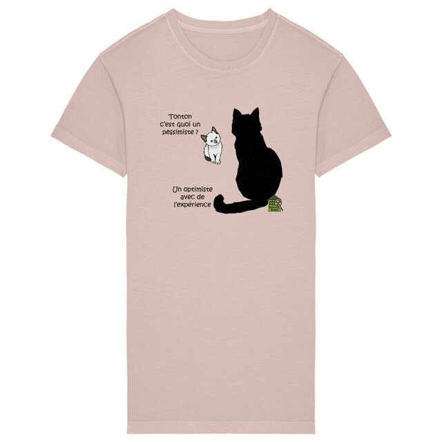 Image back Robe T-shirt - femme - "Le poids de l'expérience"