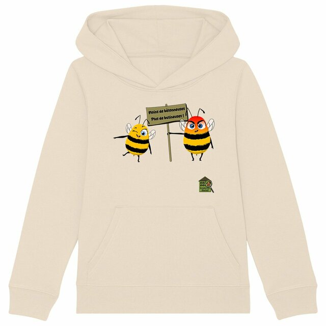 Image back Sweat à capuche épais - enfant - "Butineuses"