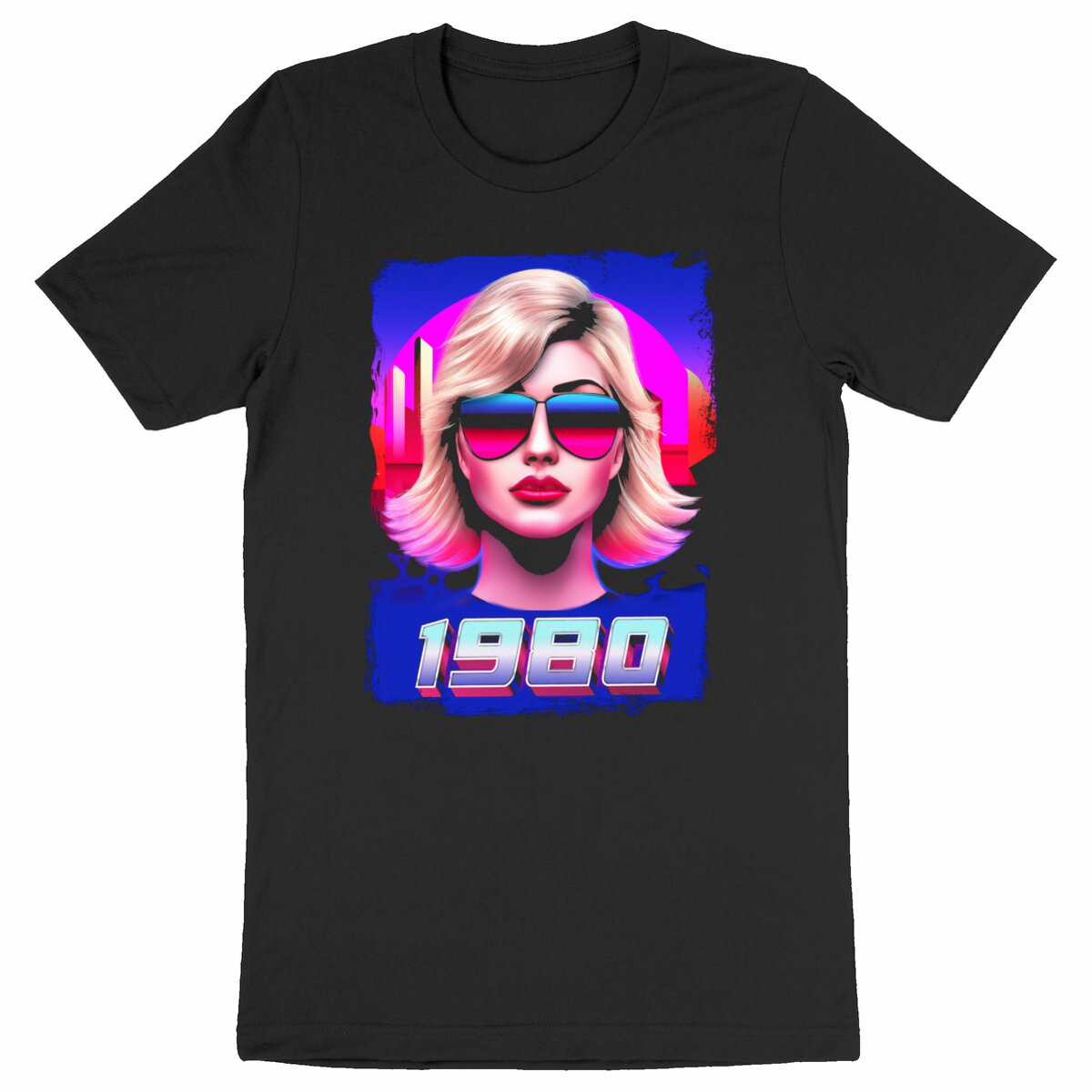 Image back 1980 - Heavyweight Unisex t-shirt Premium Plus