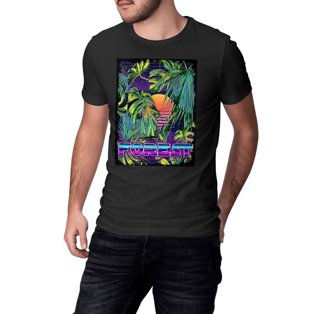 Image front FOREST - Heavyweight Unisex t-shirt Premium Plus