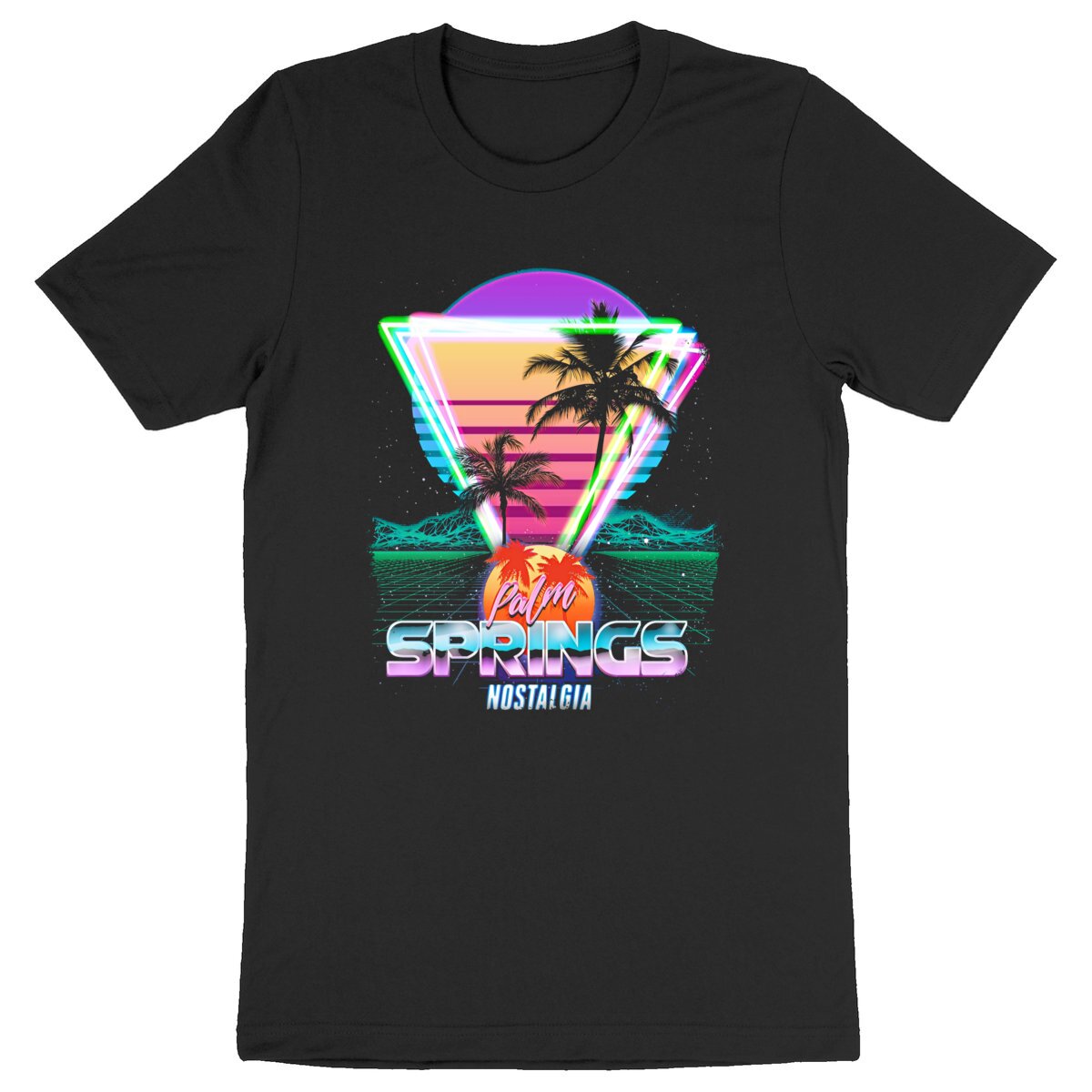 Image back Palm Springs NOSTALGIA - Heavyweight Unisex t-shirt Premium Plus