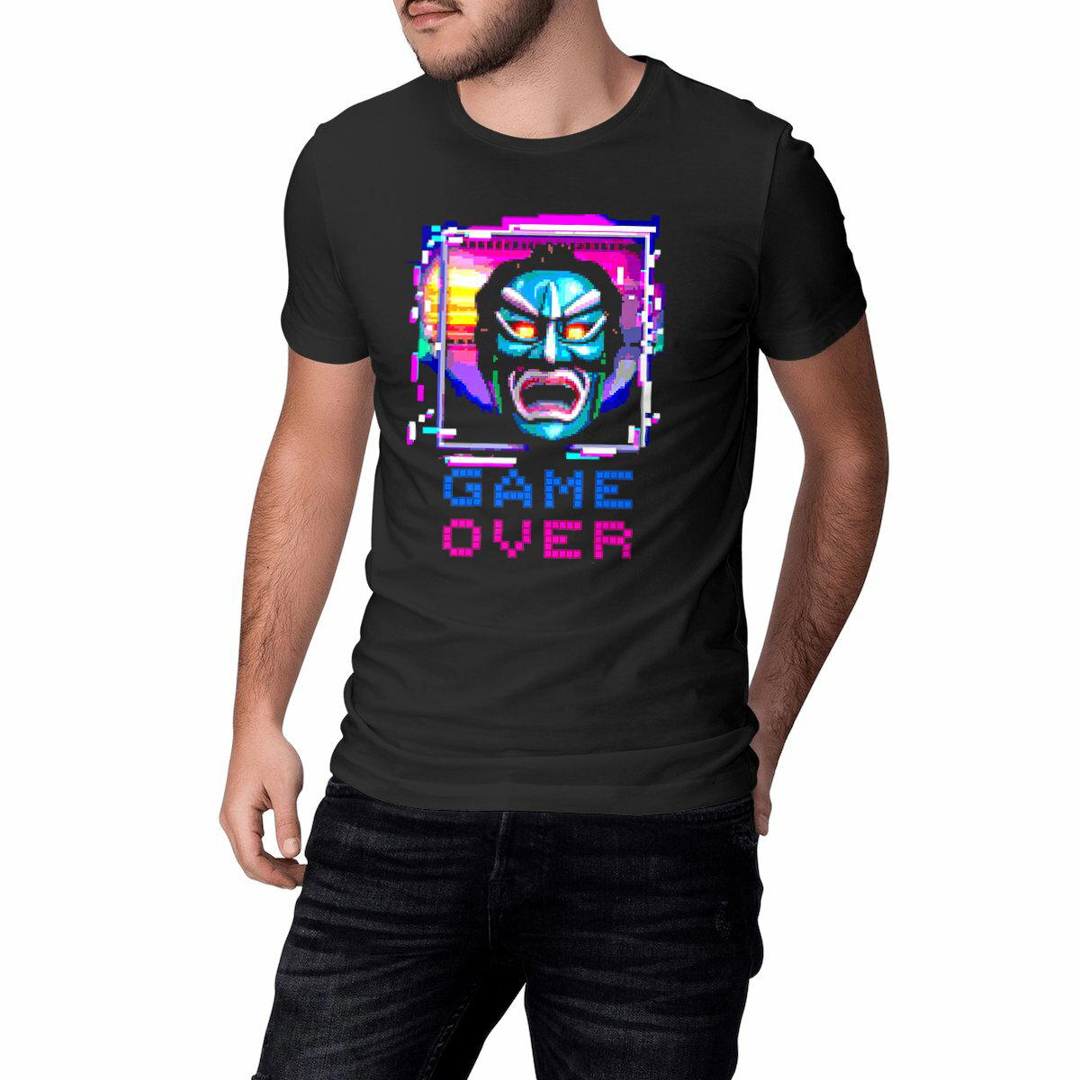 Image front GAME OVER 2 - Heavyweight Unisex t-shirt Premium Plus