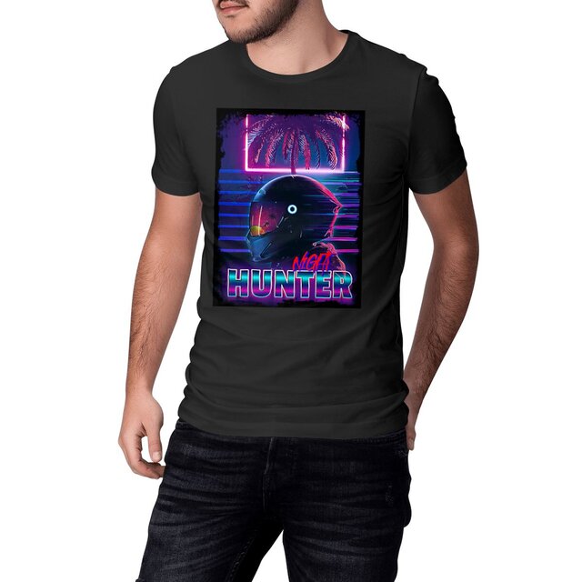 Image front NIGHT HUNTER - Heavyweight Unisex t-shirt Premium Plus