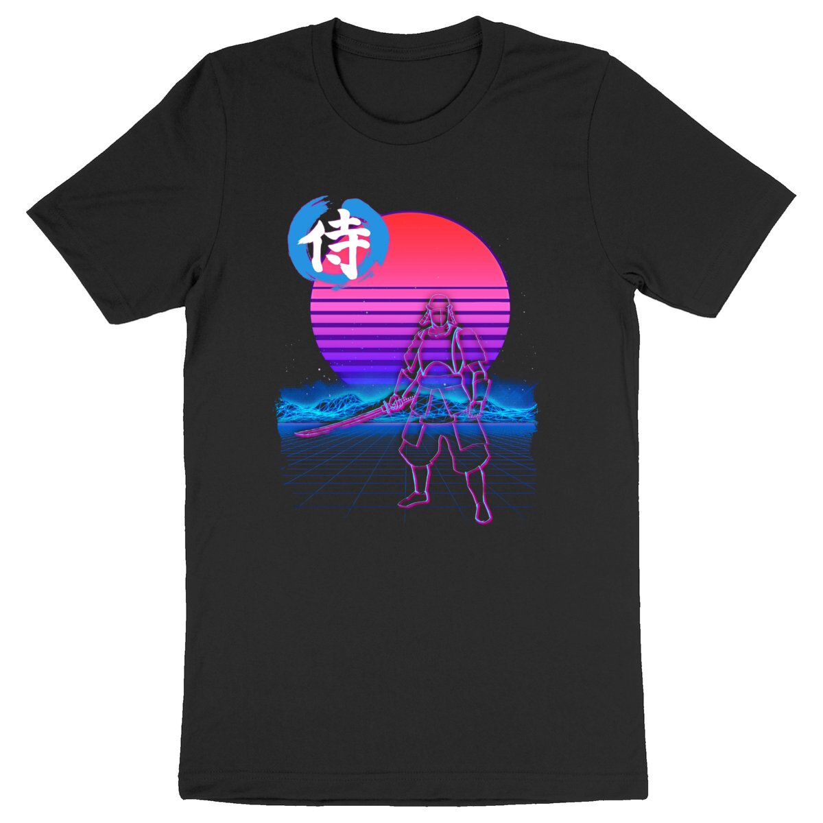 Image back NEON SAMURAI - Heavyweight Unisex t-shirt Premium Plus
