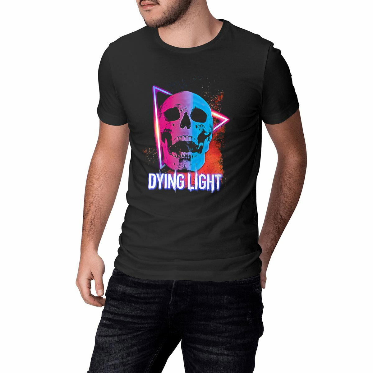Image front Dying LIGHT - Heavyweight Unisex t-shirt Premium Plus