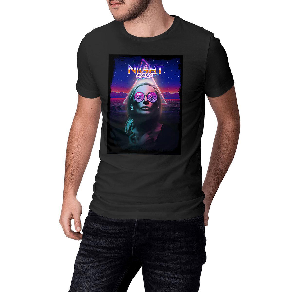 Image front Night CLUB - Heavyweight Unisex t-shirt Premium Plus