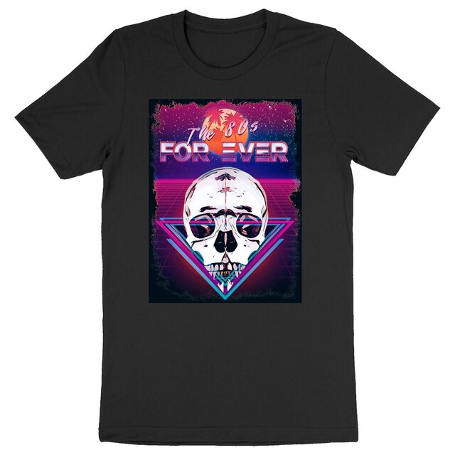 Image back 80's FOR EVER - Heavyweight Unisex t-shirt Premium Plus